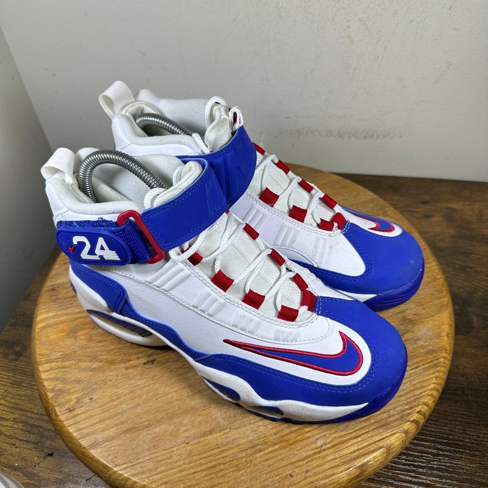Nike Air Griffey Max 1 USA White Gym Red Old Royal DX3723-100 Mens Size 7